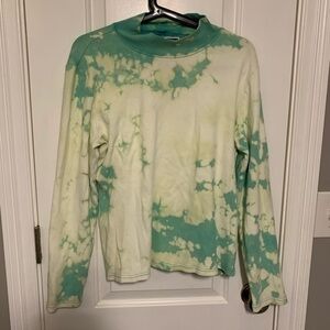 Karen Scott | bleach dye turtle neck